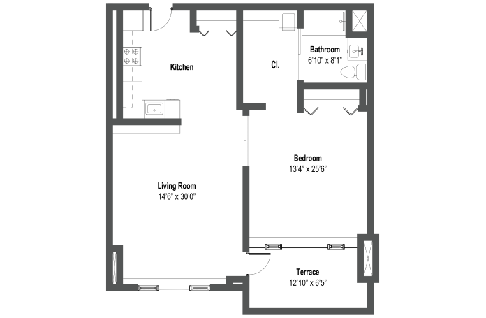 Parkshore - 1bd 1bath - Unit 814