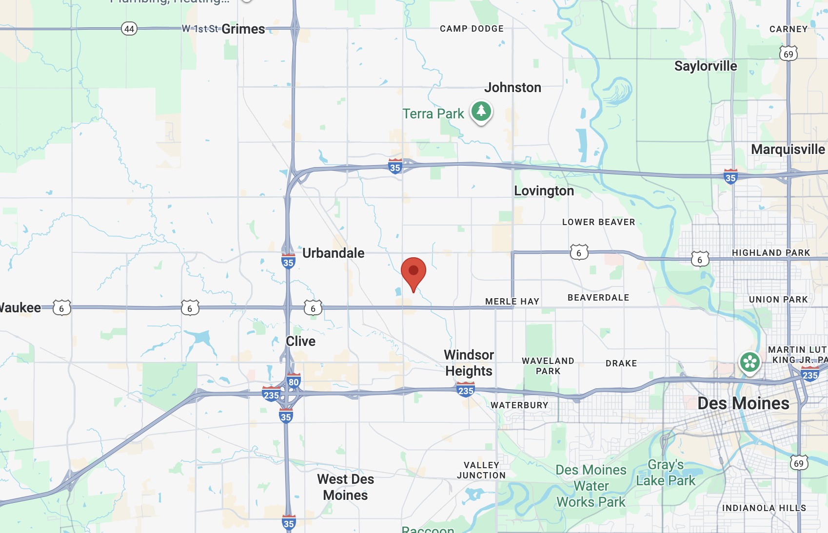 arbordale map
