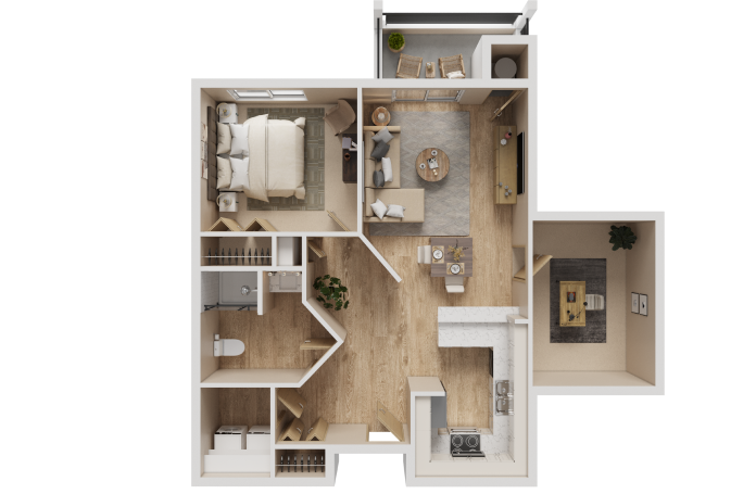 Tradition- Willow 1bd+Den